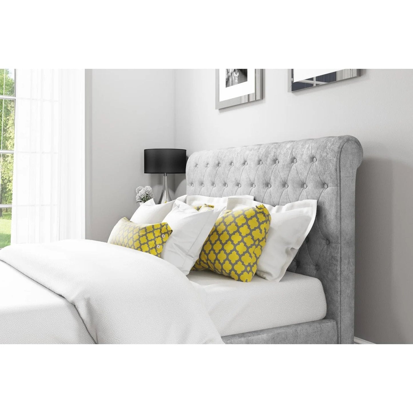 Champagne Small Double Bed Frame