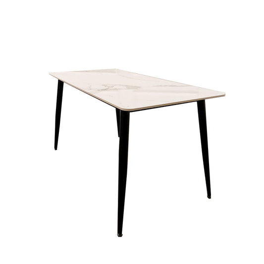 Titus 1.4m Black Dining Table