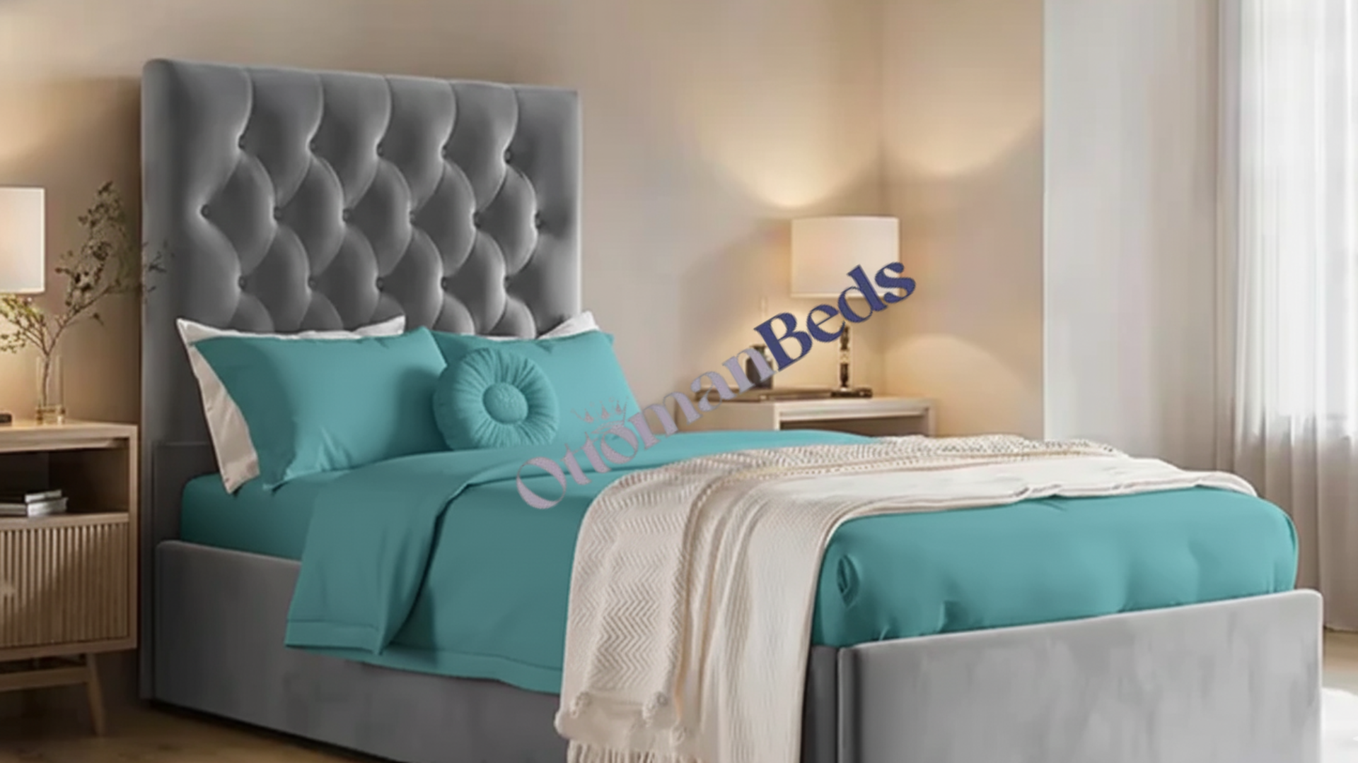 Calviero Luxe Ottoman Bed