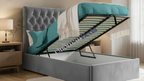 Calviero Luxe Ottoman Bed