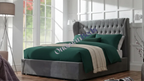 GFW Dakota Fabric Ottoman Bed