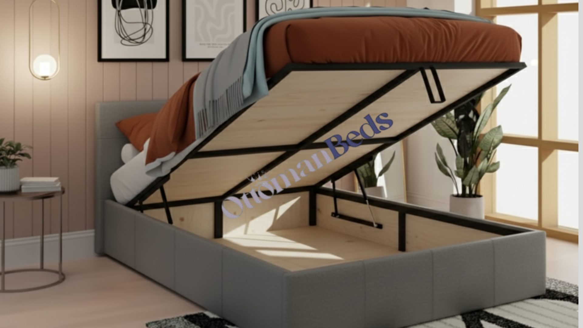 GFW End Lift Ottoman Bed