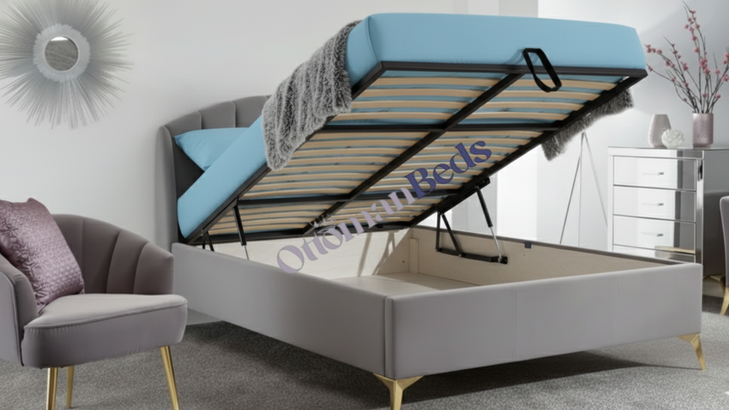 GFW Pettine 150cm End Lift Ottoman Bed