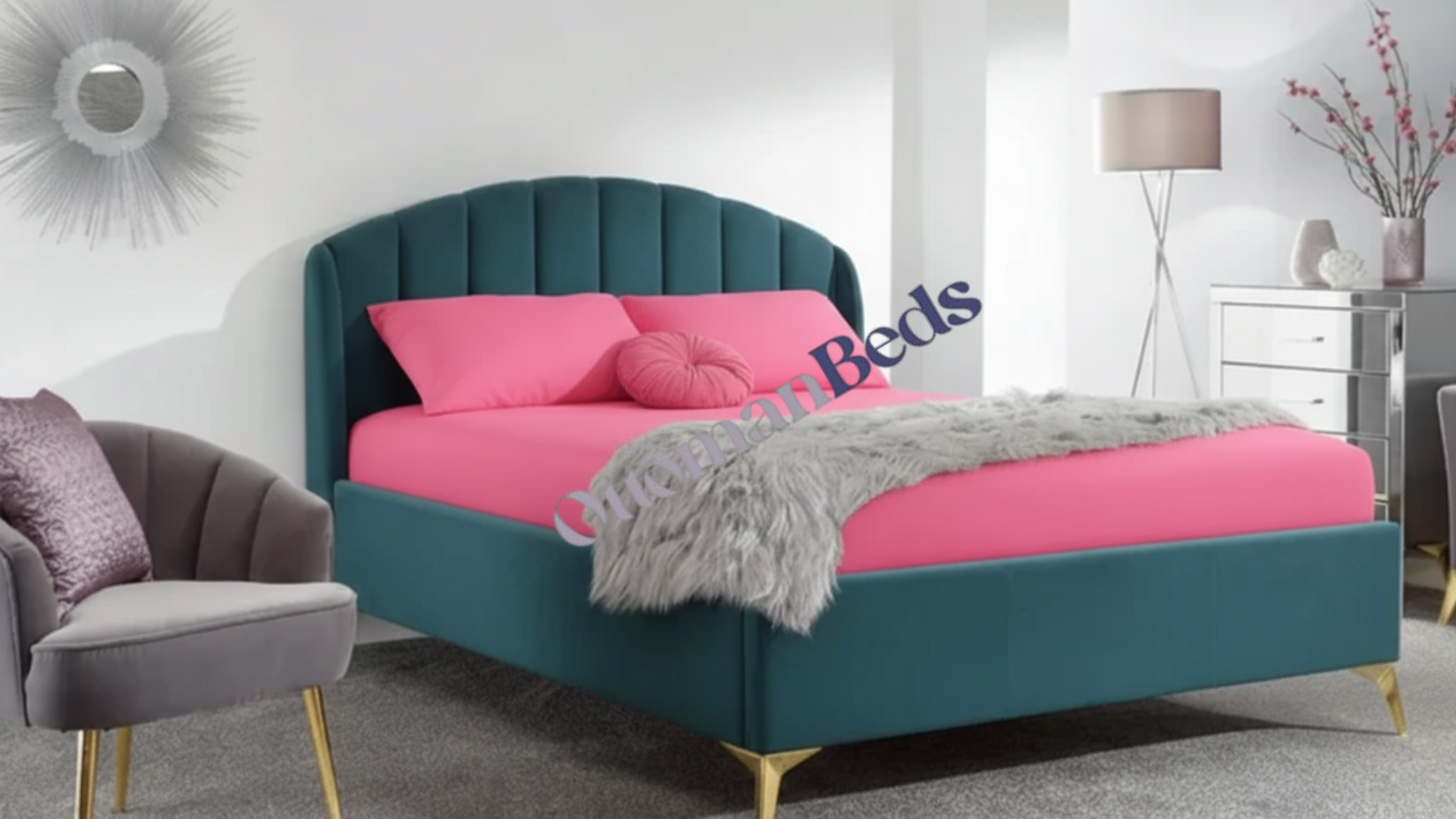 GFW Pettine 150cm End Lift Ottoman Bed