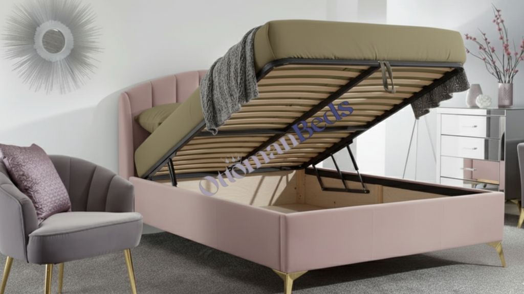 GFW Pettine 150cm End Lift Ottoman Bed