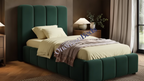 Emilie Prestige Ribbed Ottoman Bed