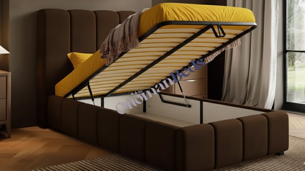 Emilie Prestige Ribbed Ottoman Bed