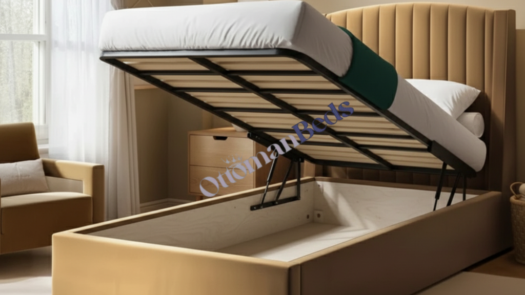 Blaine Single Winged Ottoman Bed