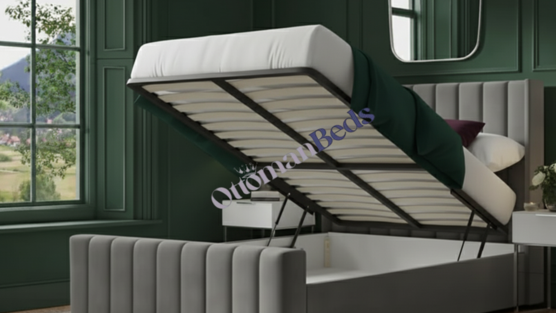 Kilworth Luxe Ottoman Bed