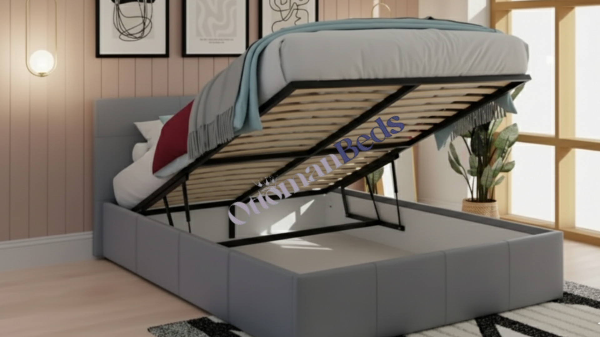 GFW Side Lift Ottoman Bed