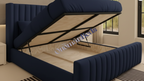 Luxury Chesterfield Winged Panel Bed Frame