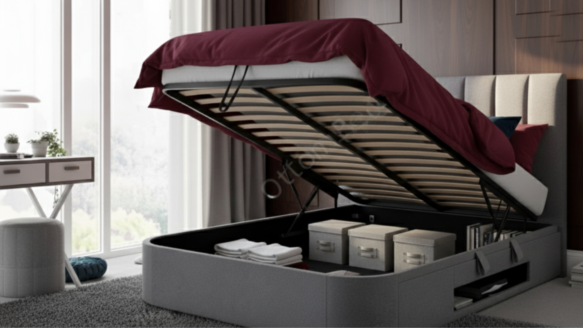 Medburn Smart Ottoman TV Bed