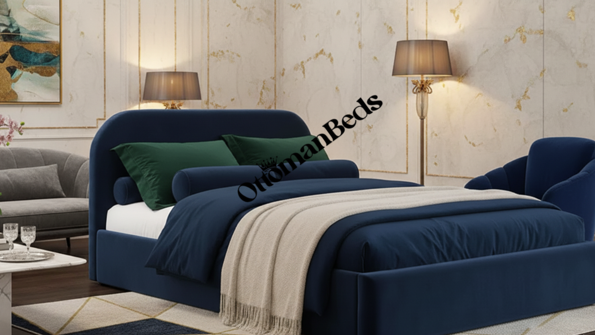 Merivon Luxe Ottoman Bed