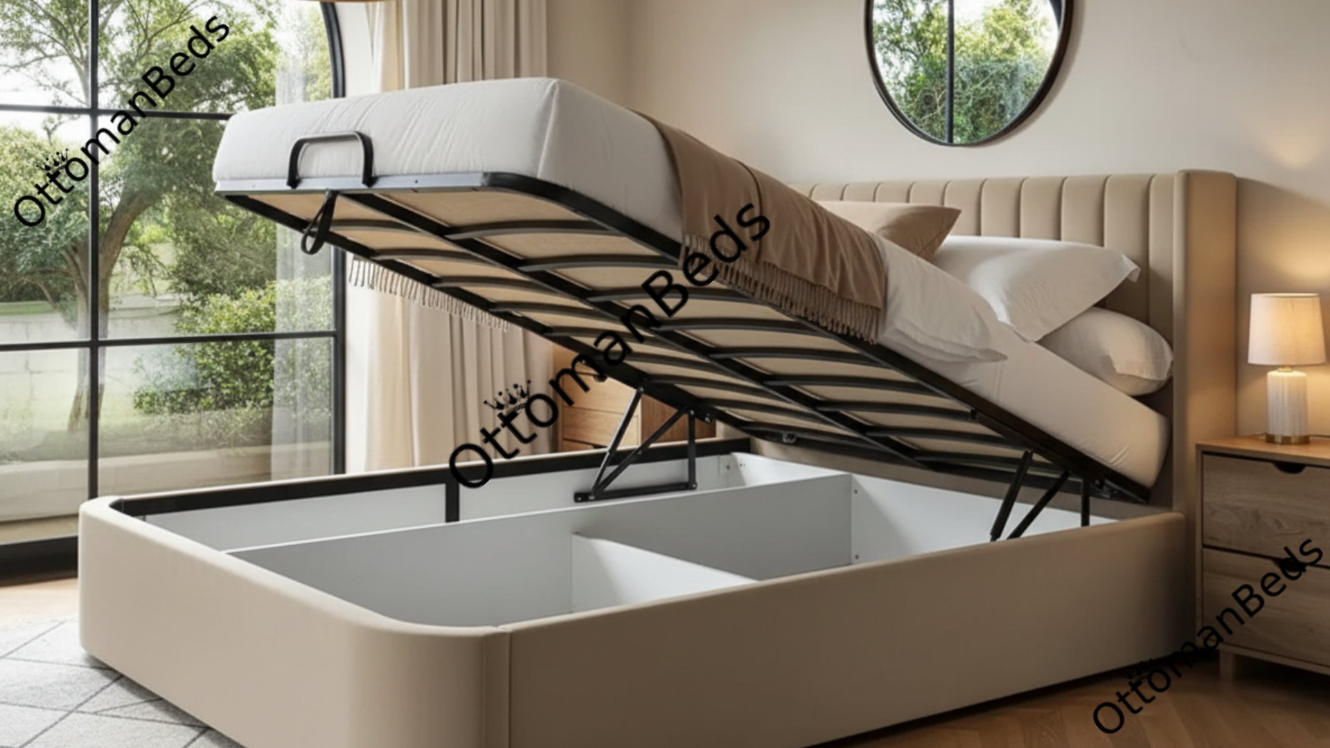 Trionex Smart Ottoman Bed