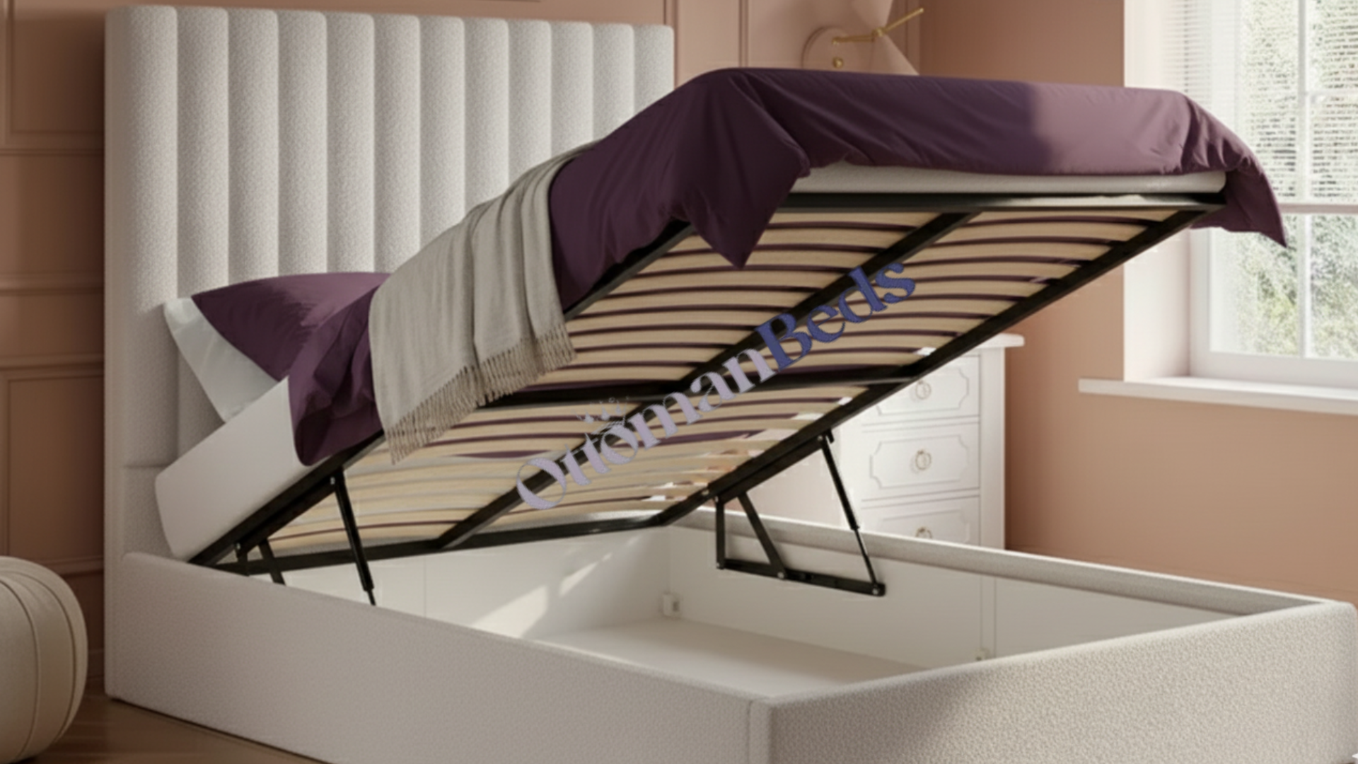 Montevia Luxe Ottoman Bed