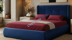 Monte Royale Winged Ottoman Bed