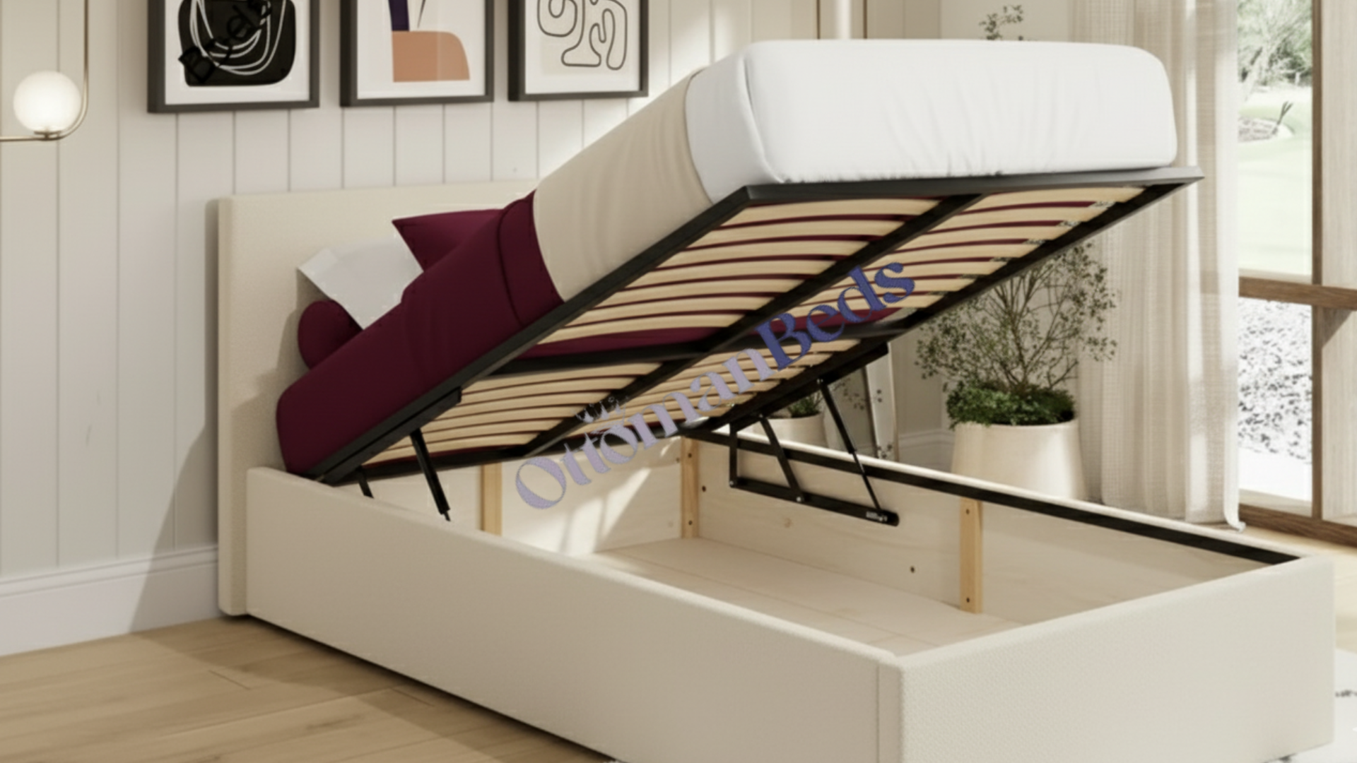 Endora Luxe Ottoman Bed