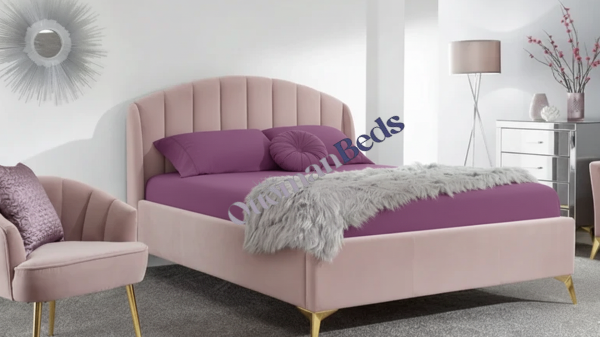 GFW Pettine 135cm End Lift Ottoman Bed