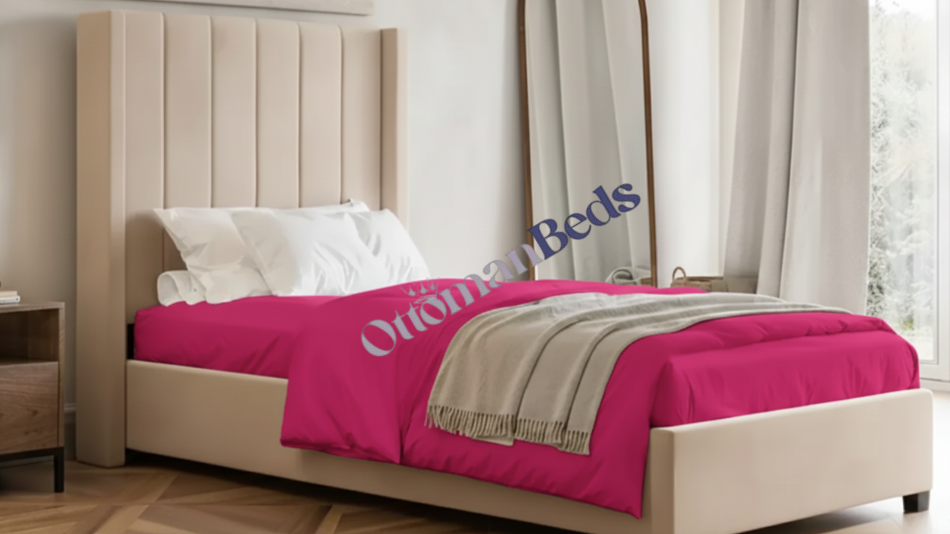 Opal Single Ottoman Bed