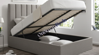 Amalfi Upholstered Ottoman Bed Frame Only