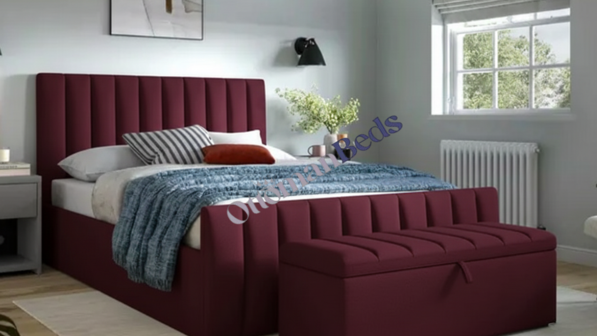 Davies Upholstered Ottoman Bed Frame