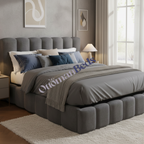 Jenkins Upholstered Ottoman Bed Frame