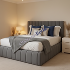 Enzo Upholstered Ottoman Bed Frame