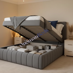 Enzo Upholstered Ottoman Bed Frame