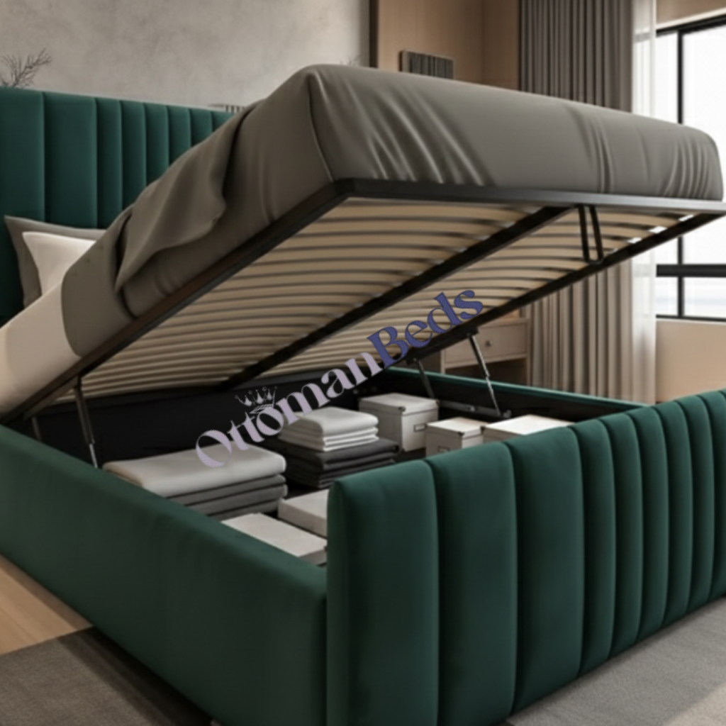 The Mayfair Luxe Ottoman Storage Bed