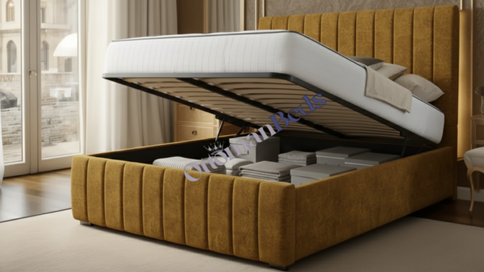 The Somerset Slumber Ottoman Storage Bed