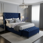 Marina Wingback Storage Bed