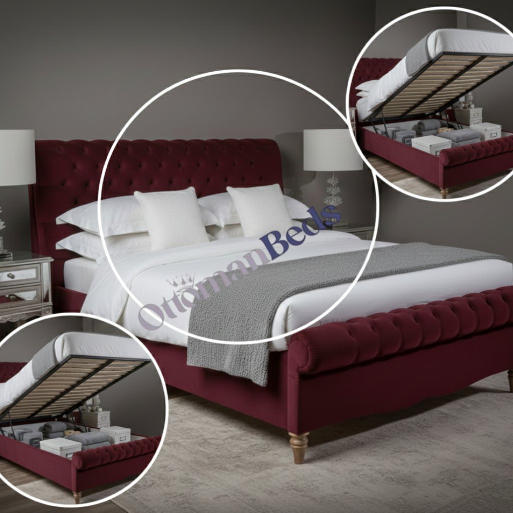 Duchess Chesterfield Storage Bed