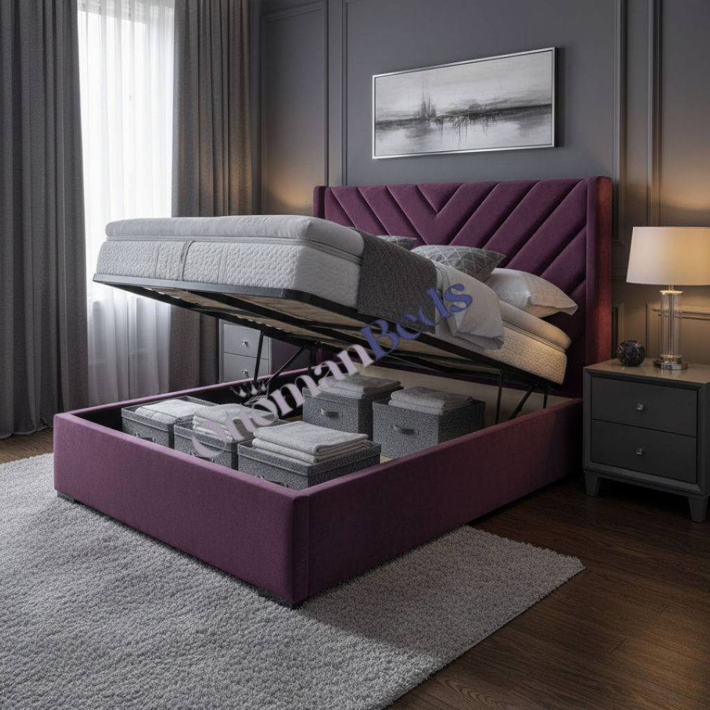 Rome Bliss Ottoman Storage Bed The Bed Store