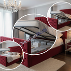 Julianna Chesterfield Storage Bed