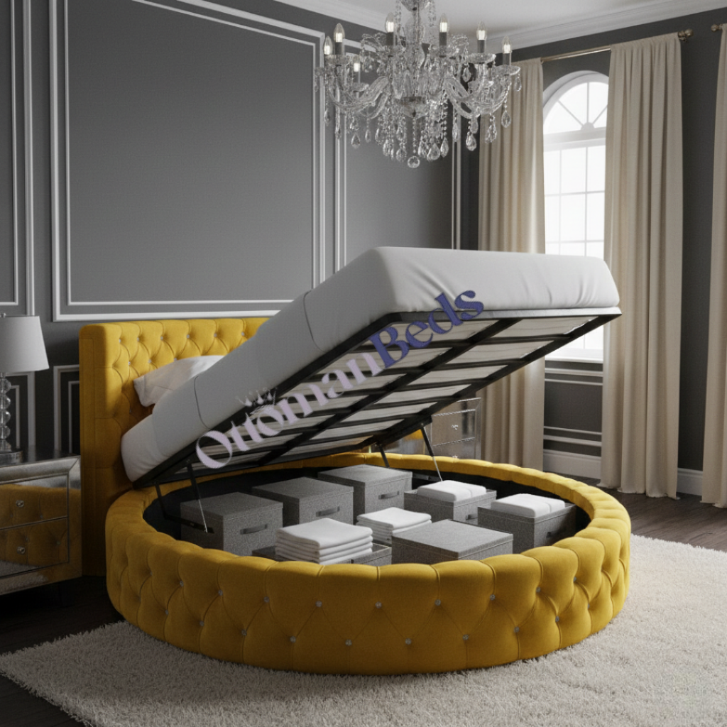 Lacey round Bed (fits standard uk mattress sizes)