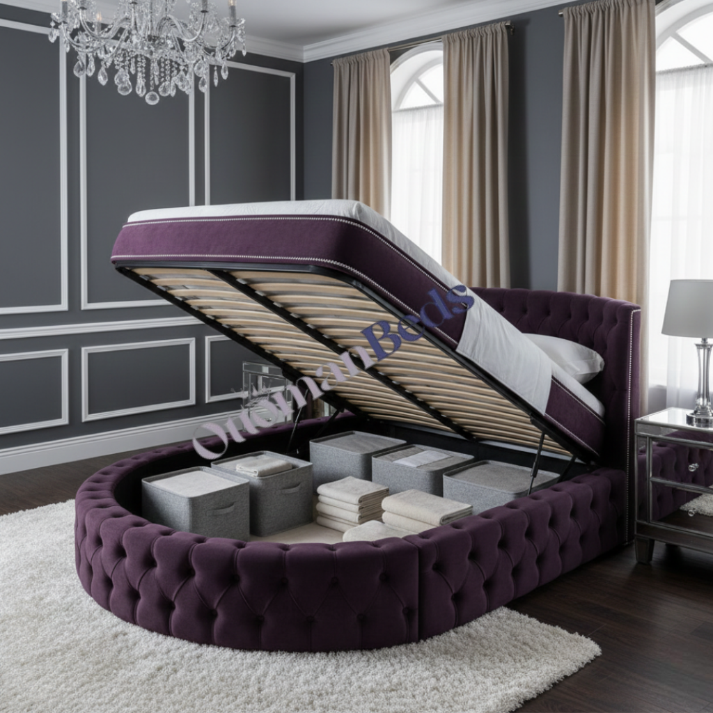 Rio round Bed ( fits standard uk mattress sizes)