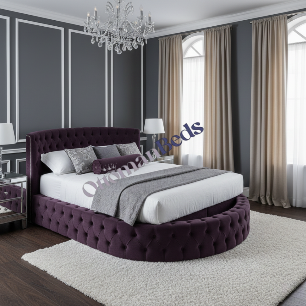 Rio round Bed ( fits standard uk mattress sizes)