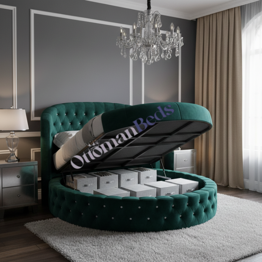 Round Circular Bed