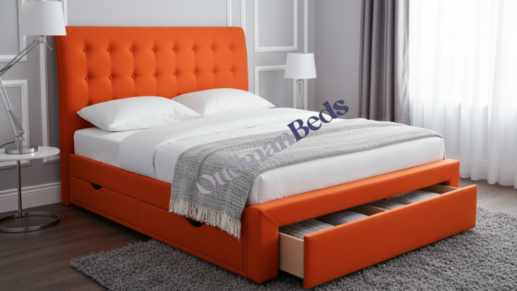 Two Front draws and Two Side Draw Bed Frame