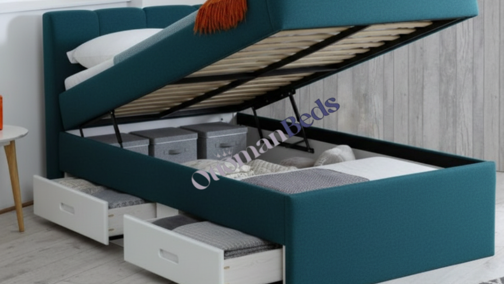 Captains White Wooden Storage Bed Frame - 3ft Single