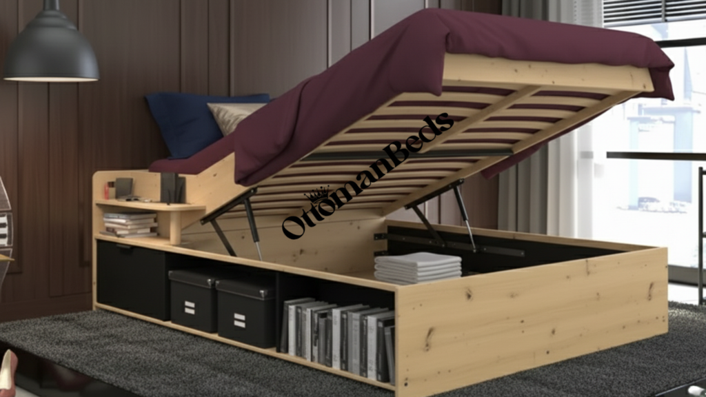 Parisot Travel Ottoman Storage Bed Frame