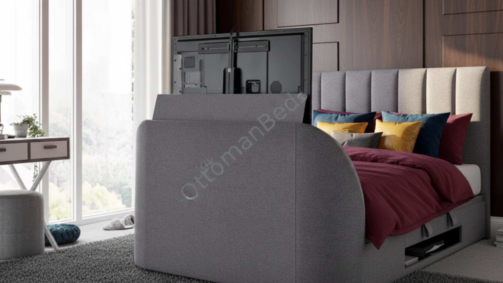 Medburn Smart Ottoman TV Bed