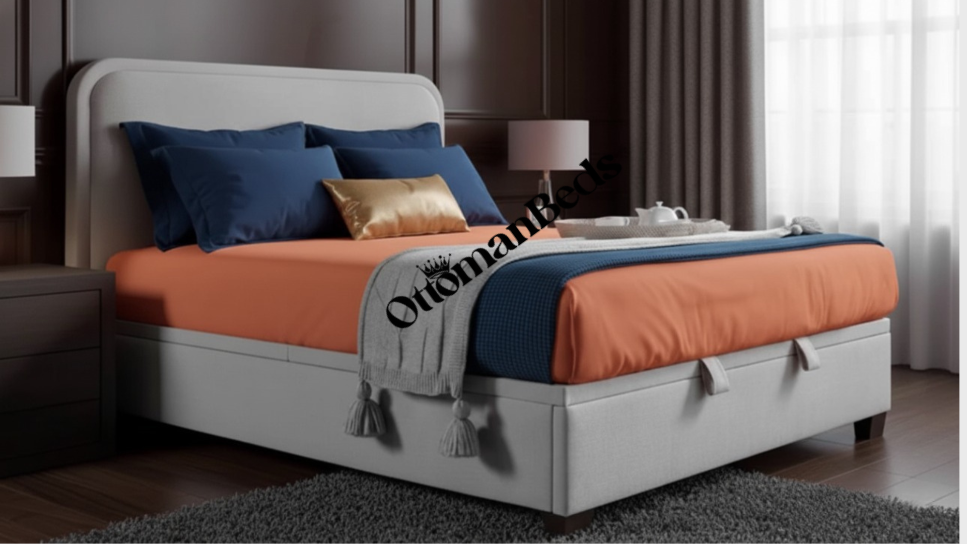 Clifton Luxe Ottoman Storage Bed