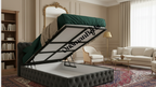 Saunton Luxe Fabric Ottoman Bed