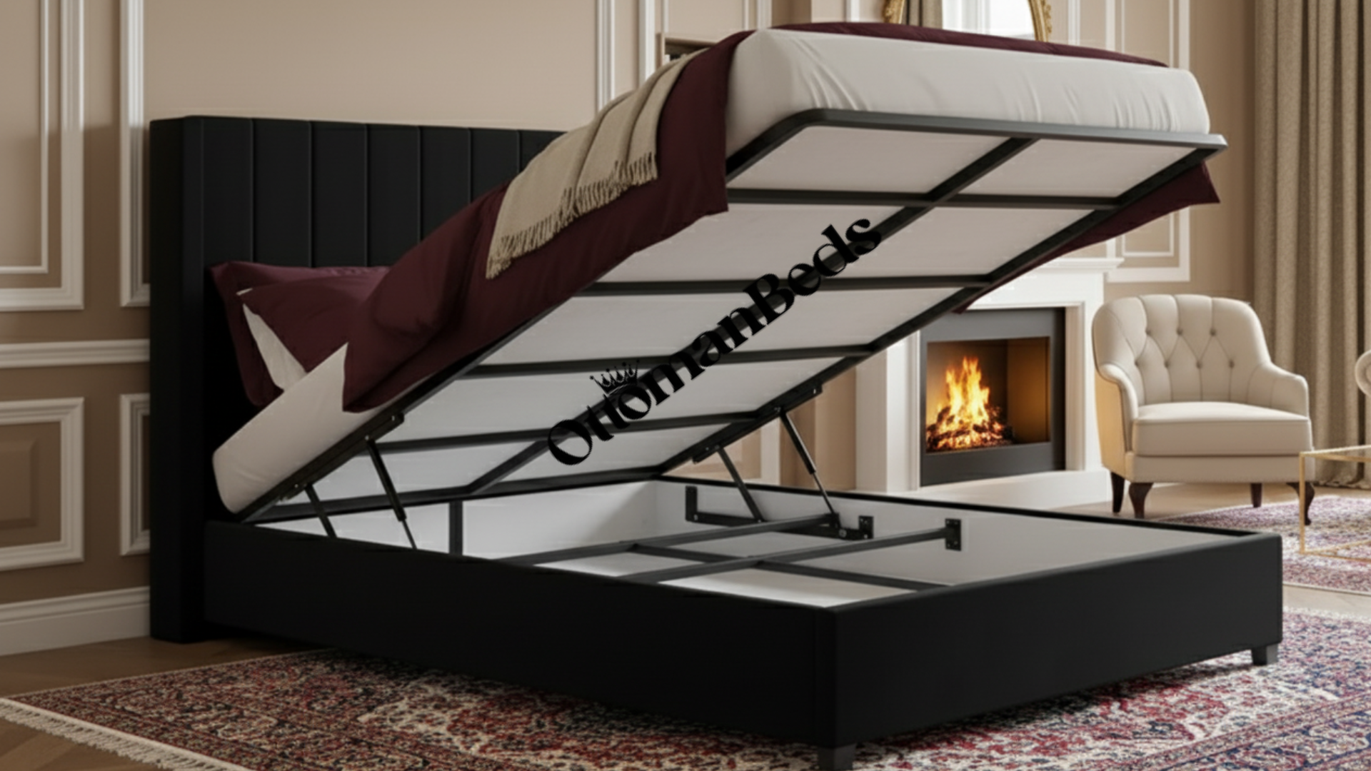 Flair Tiggy Premium Ottoman Bed