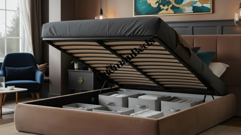 Mika Elegance Ottoman Bed