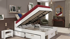 Parisot Luxe Ottoman Storage Bed