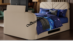 Koble Chevron Ottoman TV Bed