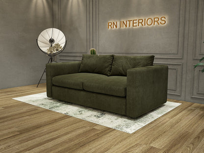 LTD Corduroy Comfort Sofa Set