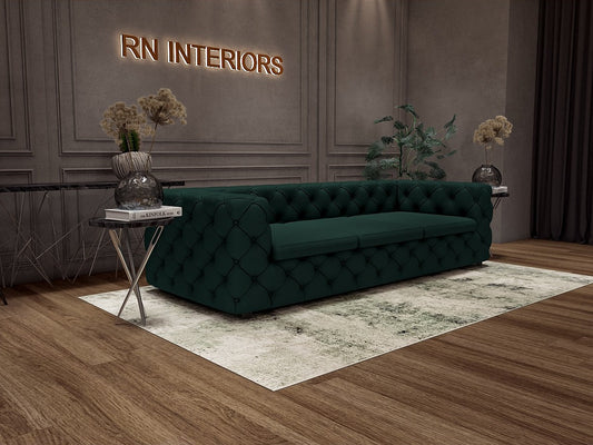 Emerald Luxe Compact Small Sofa